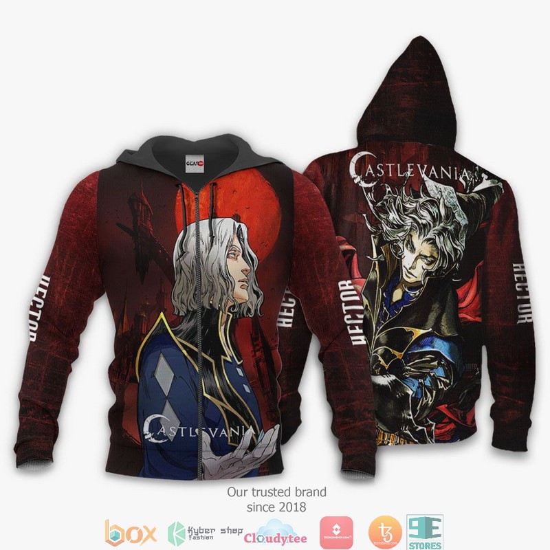 Castlevania Hector Anime Merch 3d Hoodie, Bomber jacket 1 Castlevania Hector Anime Merch 3d Hoodie Bomber jacket