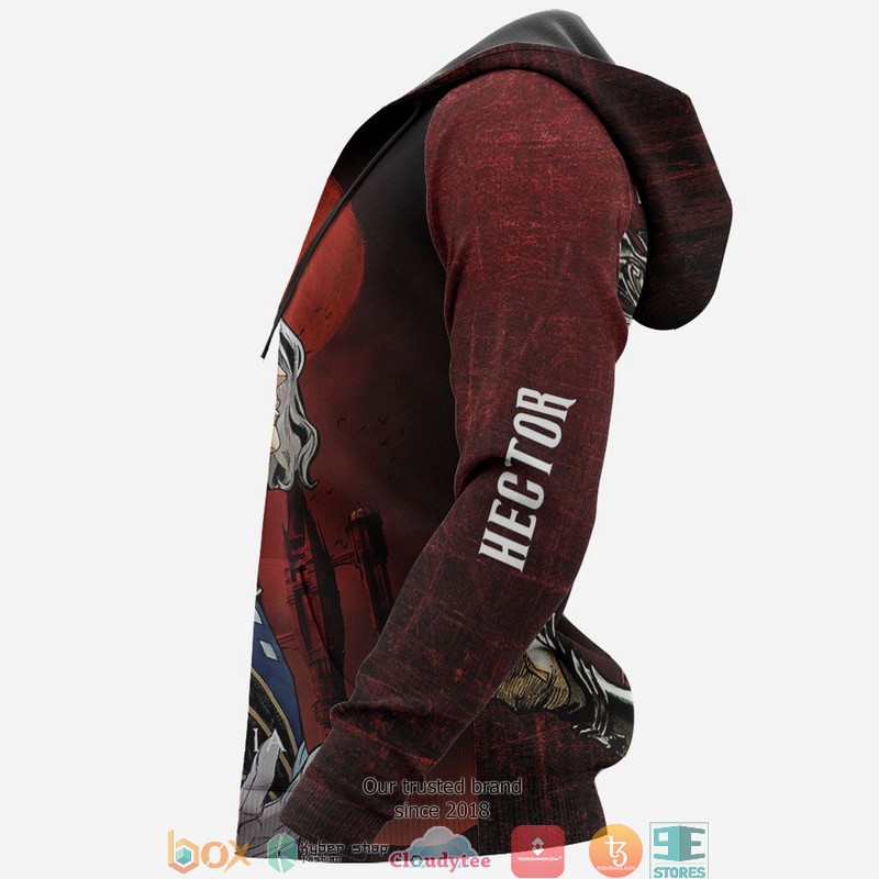 Castlevania Hector Anime Merch 3d Hoodie, Bomber jacket 6 Castlevania Hector Anime Merch 3d Hoodie Bomber jacket 1 2 3 4 5
