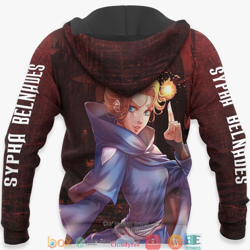 Castlevania Sypha Belnades Anime Merch 3d Hoodie Bomber jacket 1 2 3 4