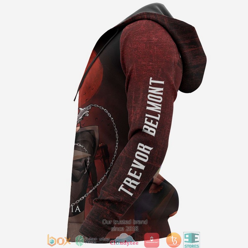 Castlevania Trevor Belmont Anime Merch 3d Hoodie Bomber jacket 1 2 3 4 5