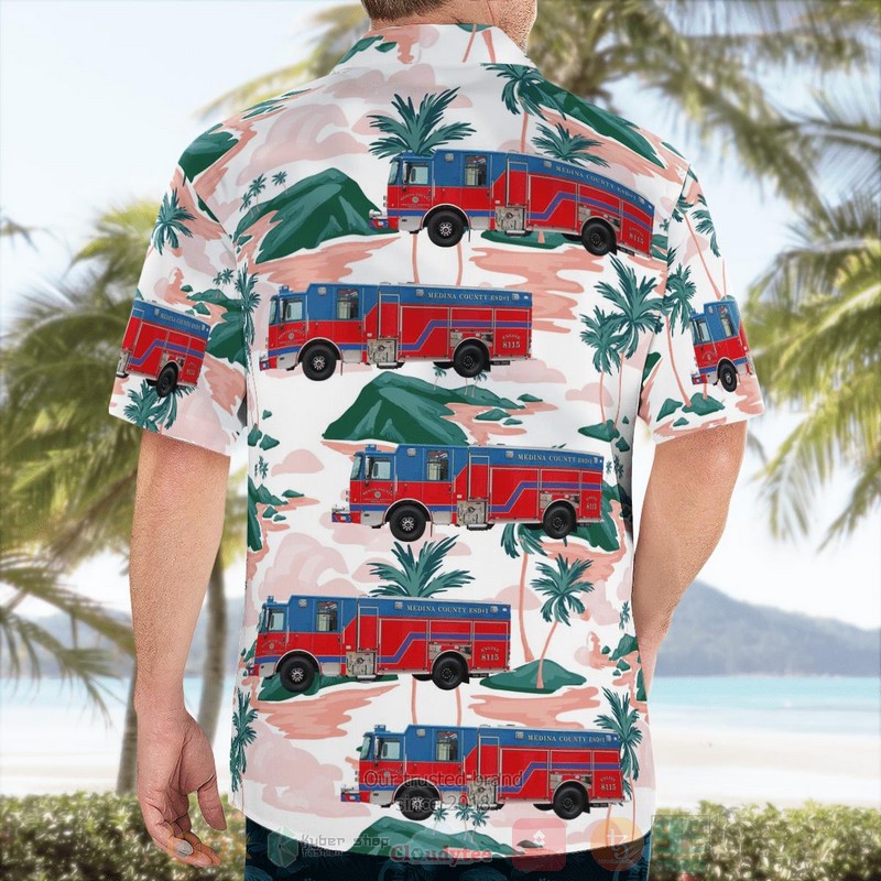 BEST Castroville, Texas, Medina County Emergency Services District No.1 3D Aloha Shirt word1