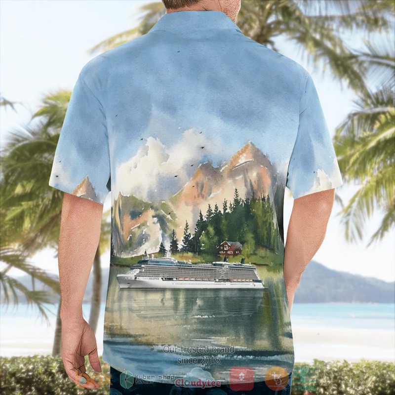BEST Celebrity Cruises Celebrity Solstice Cruise Ship Hawaii Shirt 2 Celebrity Cruises Celebrity Solstice Cruise Ship Hawaiian Shirt 1