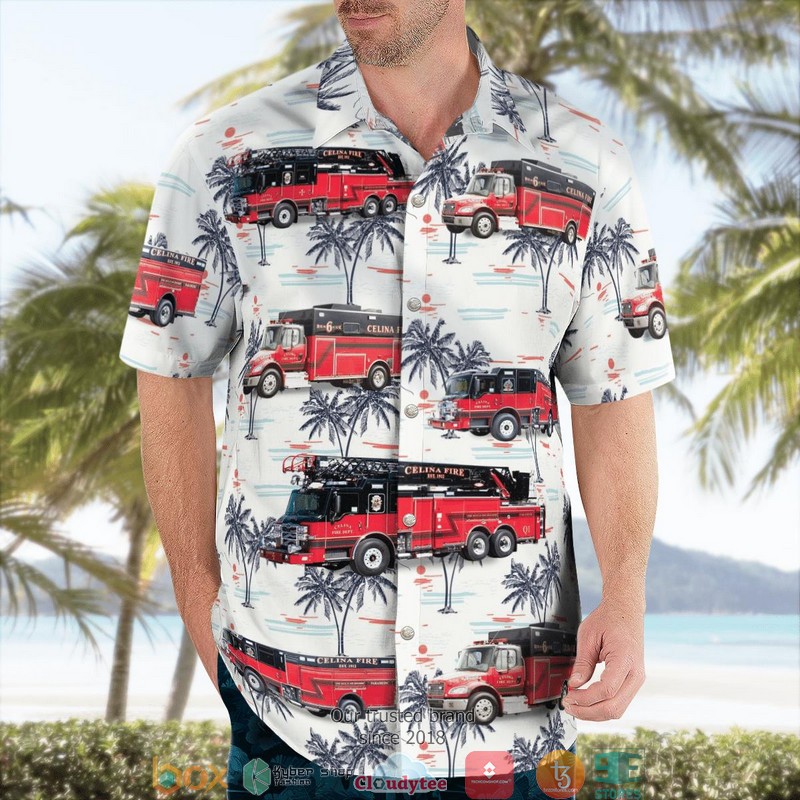 Celina Collin County Texas Celina Fire Department 3D Hawaii Shirt 1 2 3