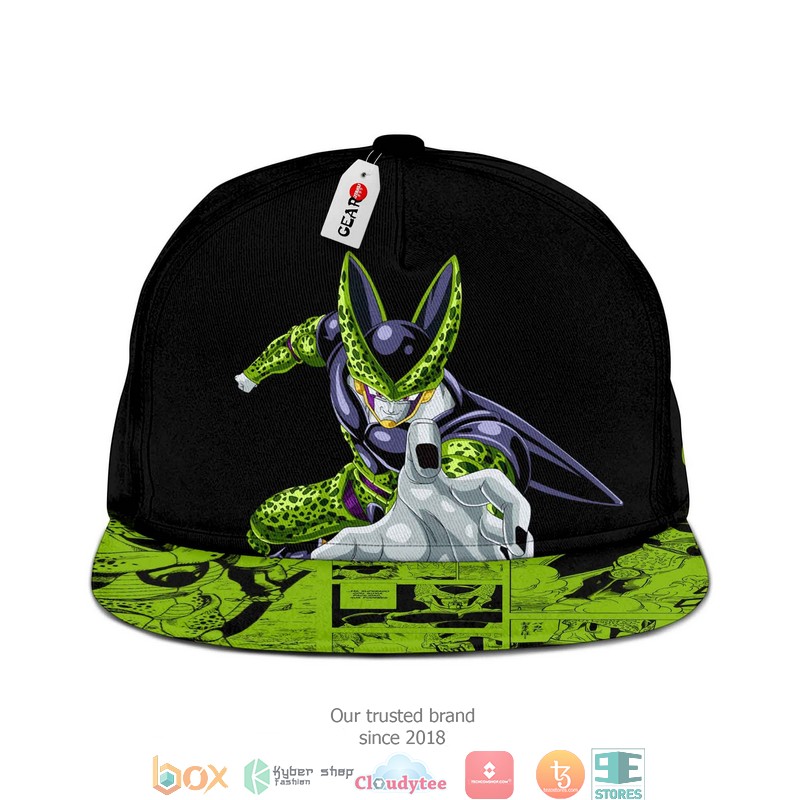 Cell Anime Dragon Ball Snapback hat