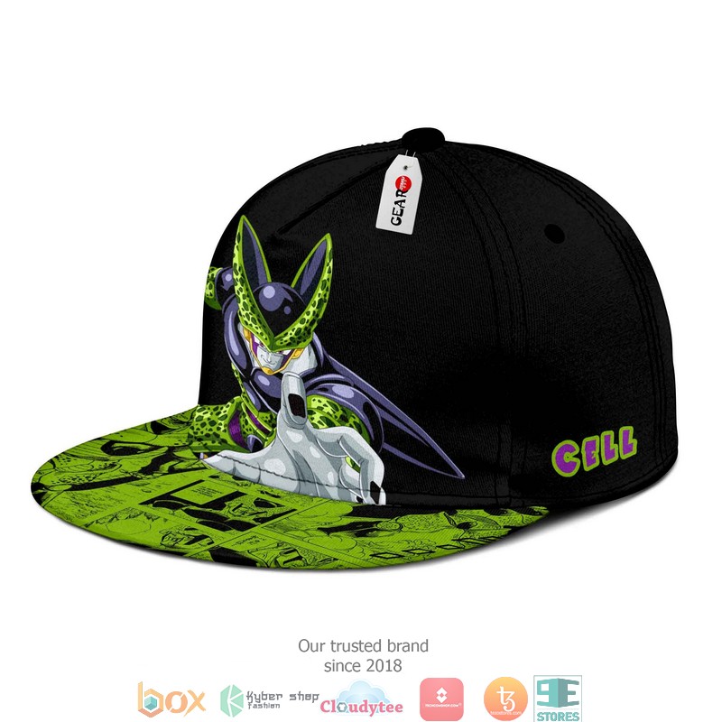 Cell Anime Dragon Ball Snapback hat 1
