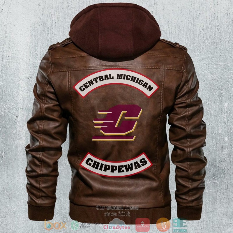 Central Michigan Chippewas NCAA Football Leather Jacket
