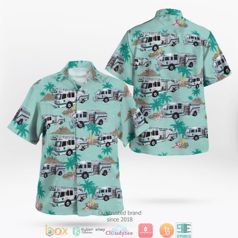 Chambers County Texas Mont Belvieu Fire Department 3D Hawaii Shirt