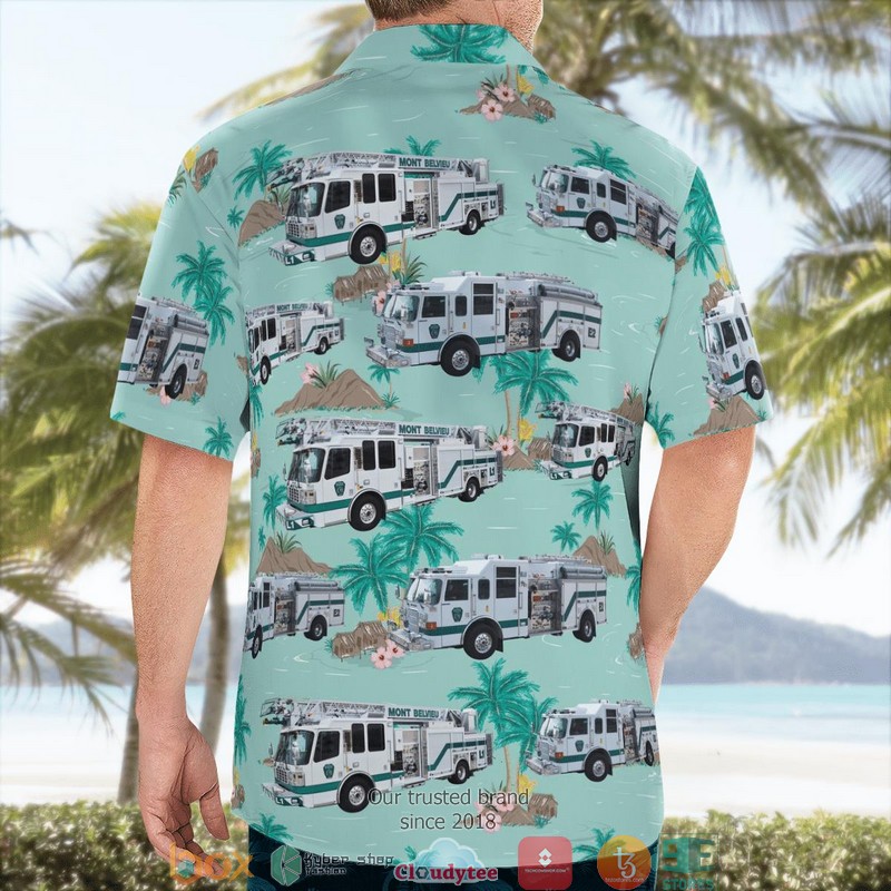Chambers County Texas Mont Belvieu Fire Department 3D Hawaii Shirt 1 2 3