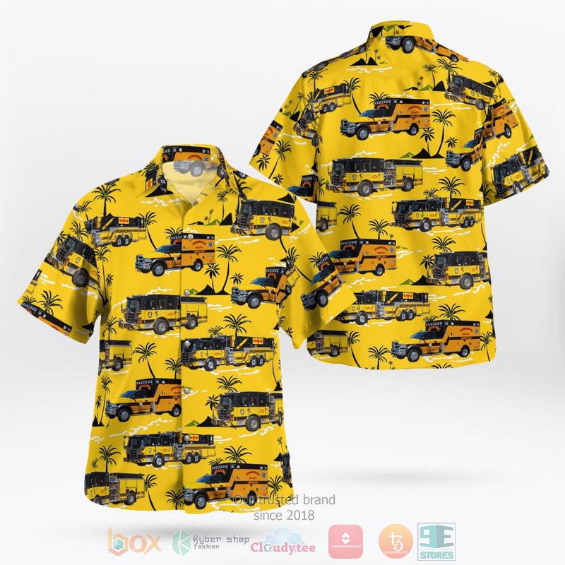 Chambersburg Pennsylvania Chambersburg Fire Department Hawaiian Shirt