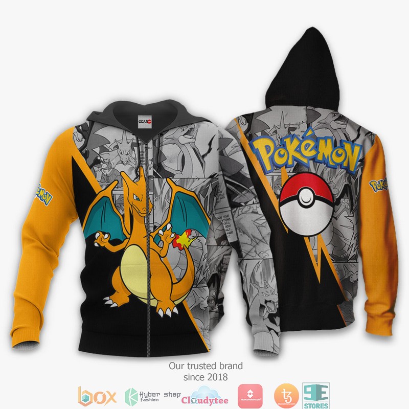 Charizard Anime Pokemon Merch Mix Manga 3d Hoodie, Bomber jacket 13 Charizard Anime Pokemon Merch Mix Manga 3d Hoodie Bomber jacket