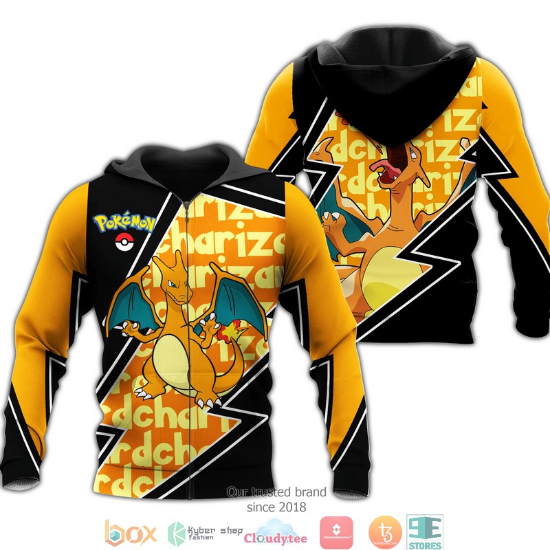 Charizard Pokemon 3d over printed hoodie