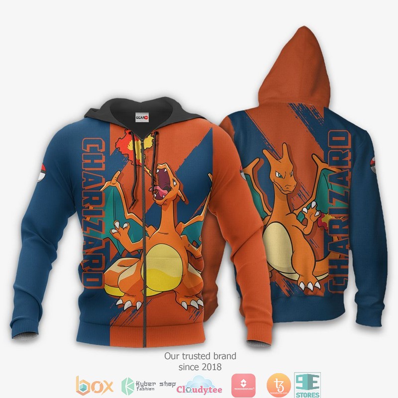 Charizard Pokemon Anime Merch 3d Hoodie, Bomber jacket 1 Charizard Pokemon Anime Merch 3d Hoodie Bomber jacket