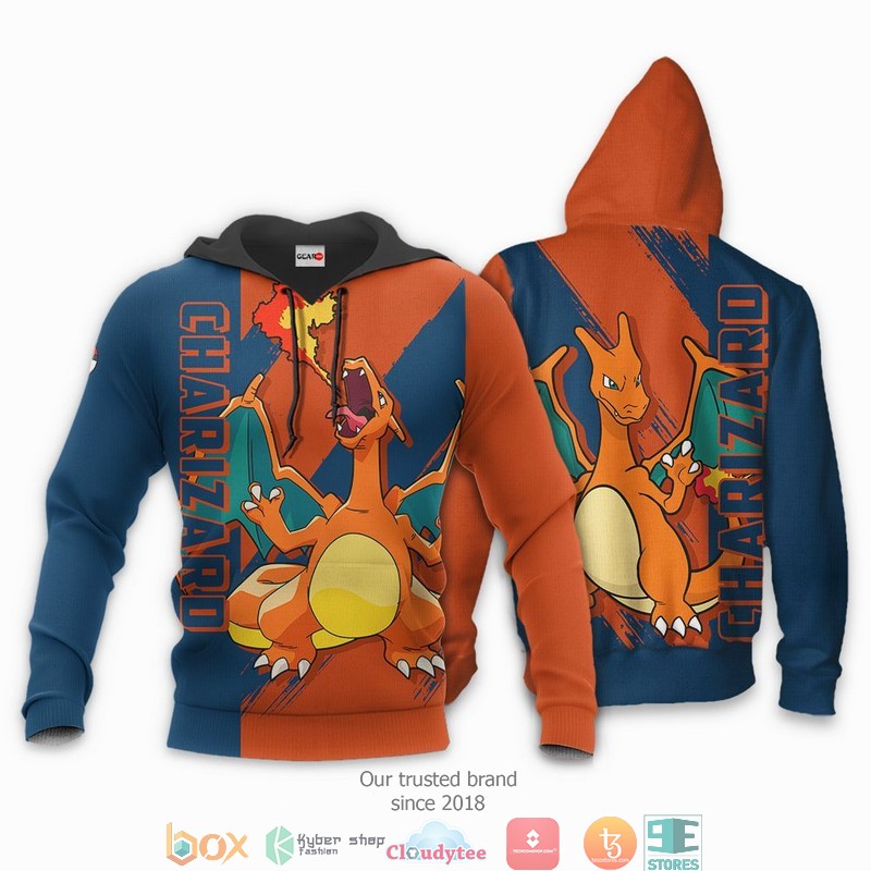 Charizard Pokemon Anime Merch 3d Hoodie, Bomber jacket 3 Charizard Pokemon Anime Merch 3d Hoodie Bomber jacket 1 2