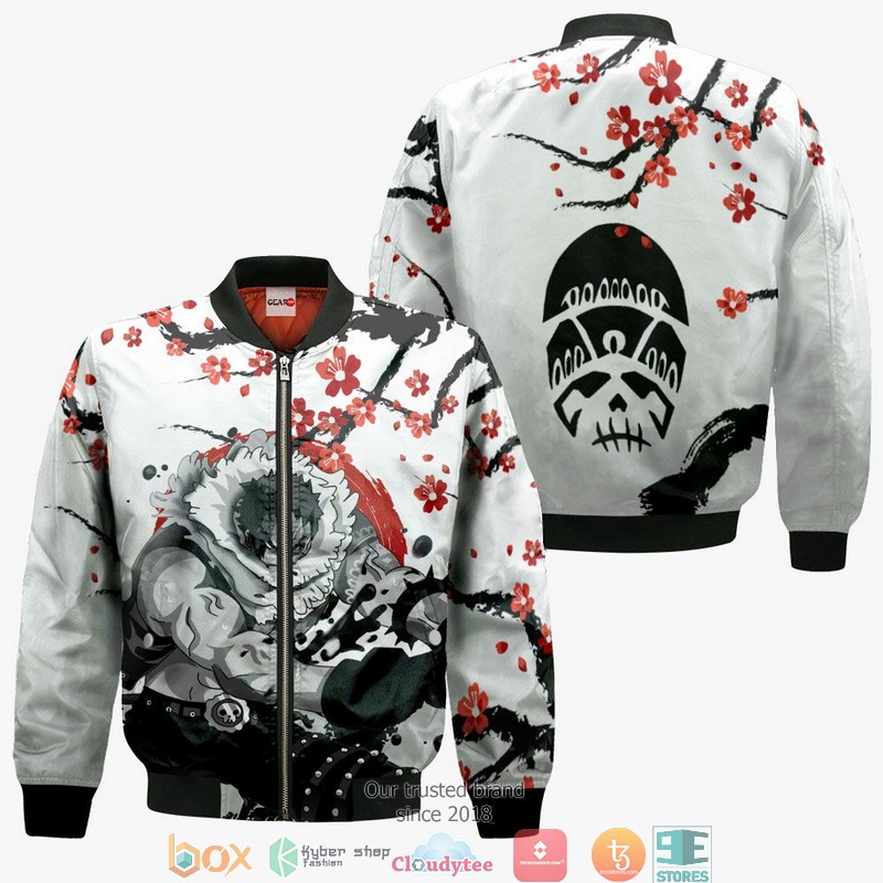Charlotte Katakuri Japan One Piece Anime 3d Hoodie Bomber jacket 1 2 3