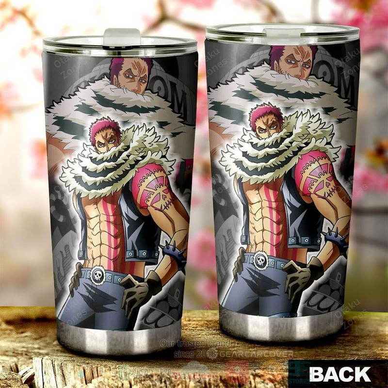 BEST Charlotte Katakuri One Piece Anime 3D Steel Tumbler 3 Charlotte Katakuri One Piece Anime Tumbler 1 2