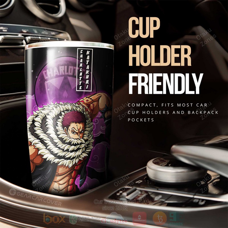 Charlotte Katakuri One Piece Purple Anime Tumbler 1