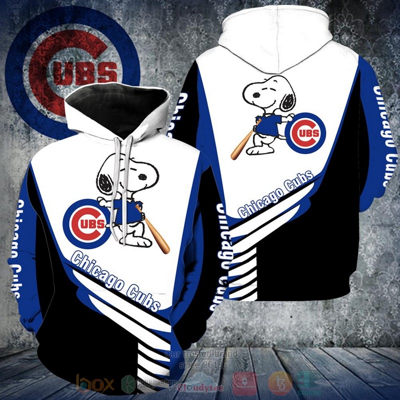 BEST Chicago Cubs MLB Snoopy New 3D T-Shirt, Hoodies 1 Chicago Cubs MLB Snoopy New 3D Hoodie Shirt