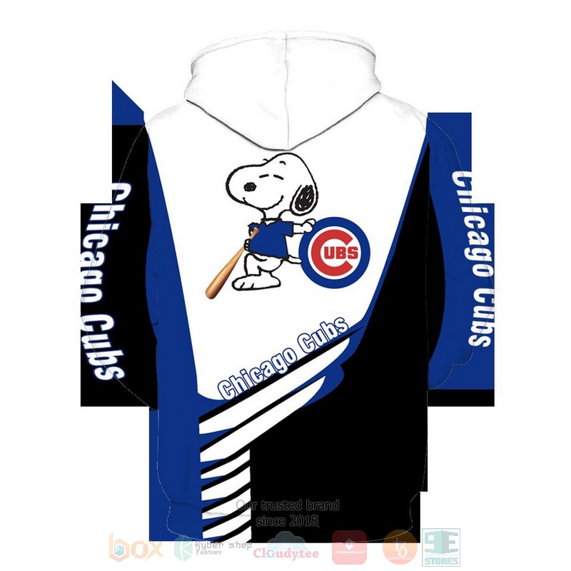 BEST Chicago Cubs MLB Snoopy New 3D T-Shirt, Hoodies 2 Chicago Cubs MLB Snoopy New 3D Hoodie Shirt 1