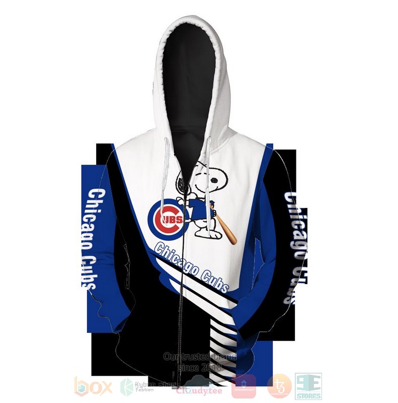 BEST Chicago Cubs MLB Snoopy New 3D T-Shirt, Hoodies 3 Chicago Cubs MLB Snoopy New 3D Hoodie Shirt 1 2