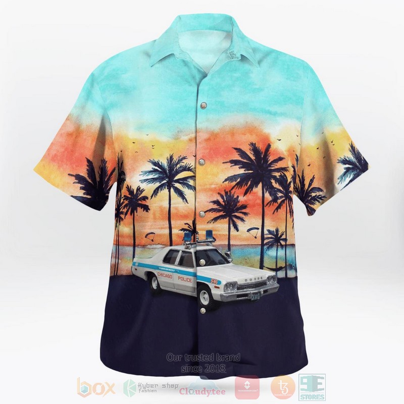 BEST Chicago, Illinois, Chicago Police Department 1974 Dodge Monaco 3D Aloha Shirt 2 BEST Chicago, Illinois, Chicago Police Department 1974 Dodge Monaco 3D Aloha Shirt word1