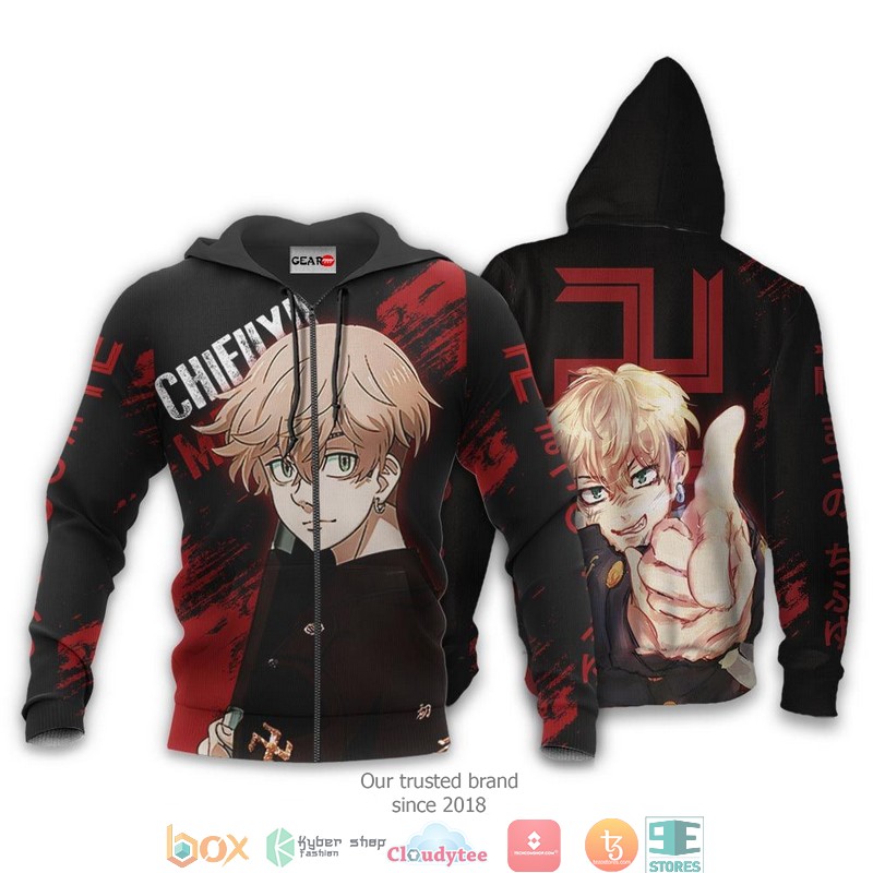 Chifuyu Matsuno Anime Tokyo Revengers Merch 3d Hoodie Bomber jacket