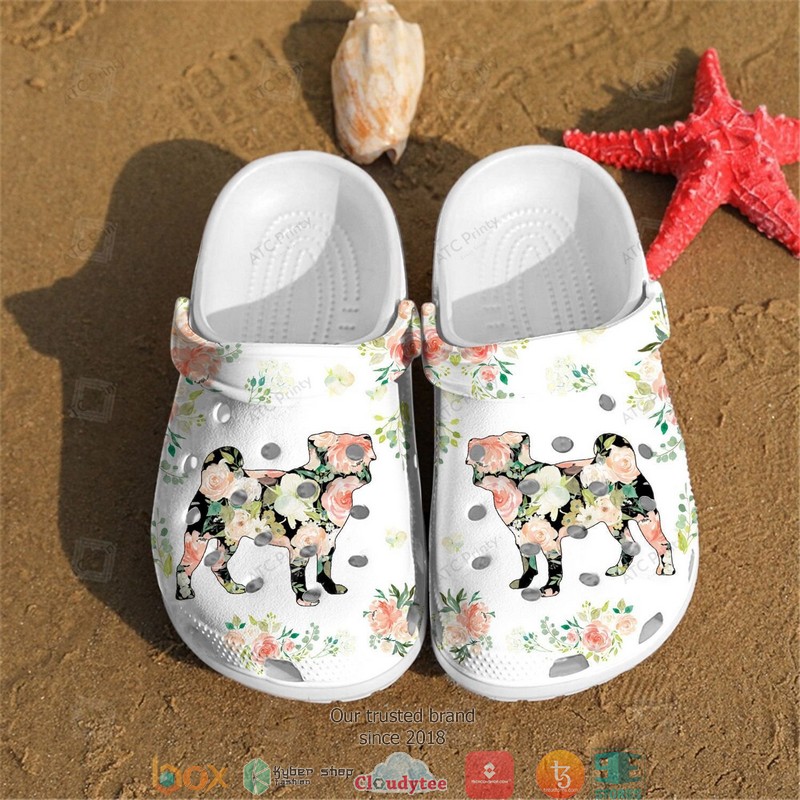 Chow Chow Flowers Body Crocband Clogs