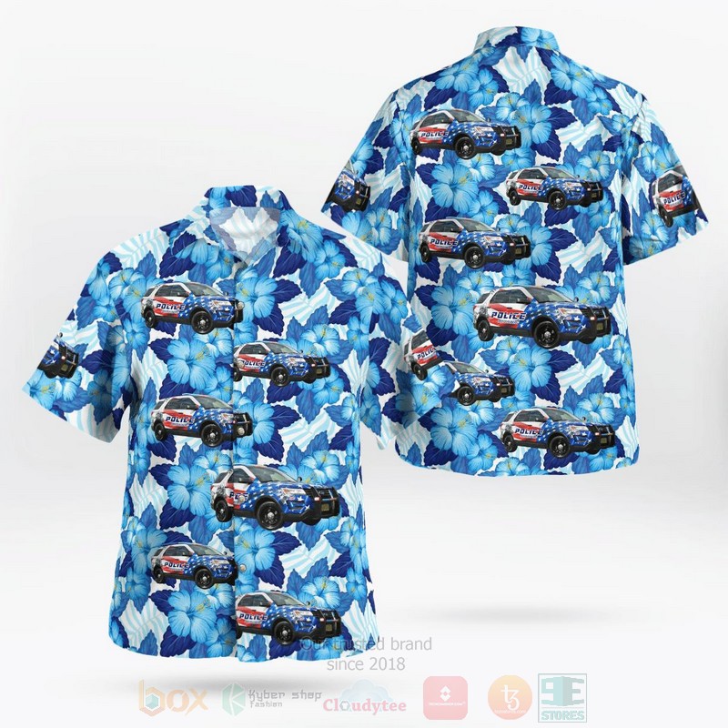 BEST Christiansburg Police Department, Virginia, 2019 Ford Utility 3D Aloha Shirt word1