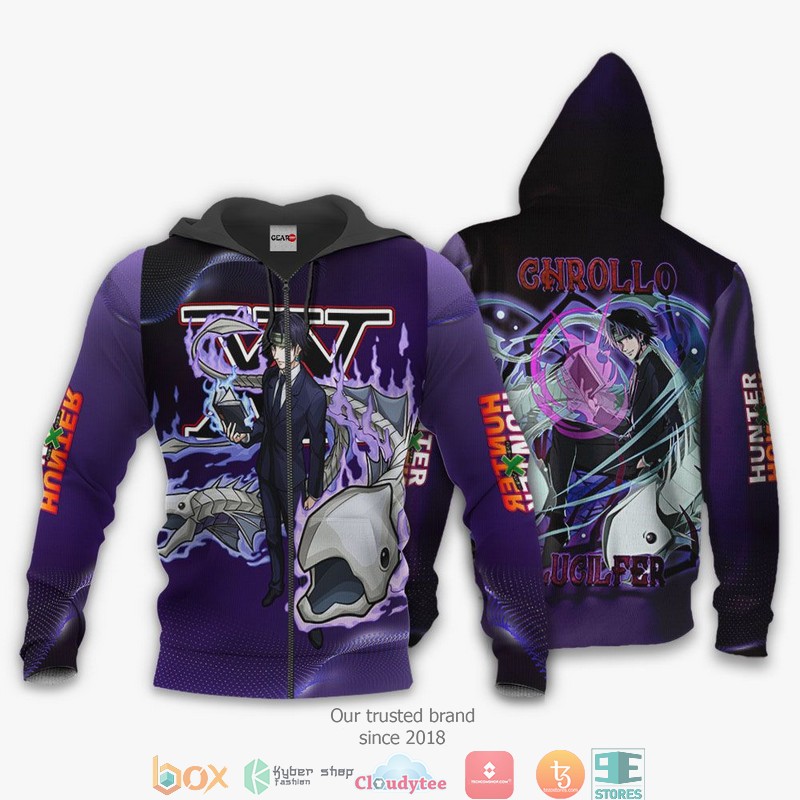 Chrollo Lucilfer Anime HxH Merch 3d Hoodie Bomber jacket