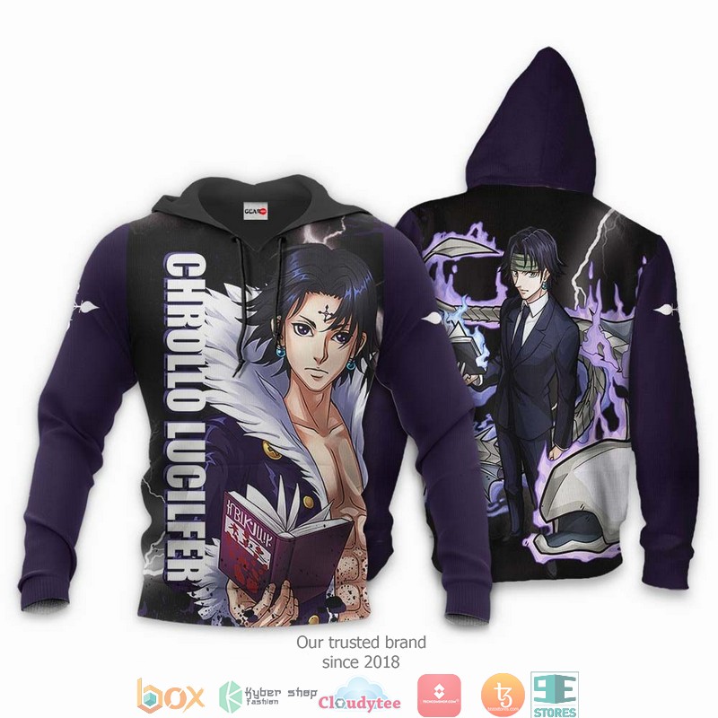 Chrollo Lucilfer HxH Anime 3d Hoodie, Bomber jacket 3 Chrollo Lucilfer HxH Anime 3d Hoodie Bomber jacket 1 2
