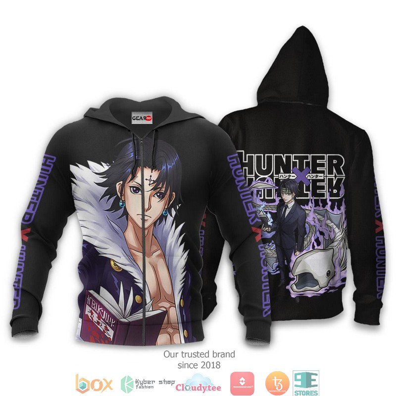 Chrollo Lucilfer HxH Anime Merch 3d Hoodie Bomber jacket