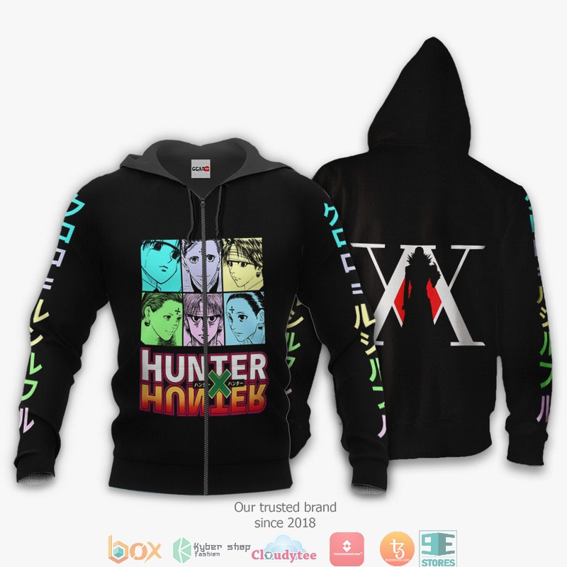 Chrollo Lucilfer HxH Anime Merch Black 3d Hoodie, Bomber jacket 13 Chrollo Lucilfer HxH Anime Merch Black 3d Hoodie Bomber jacket