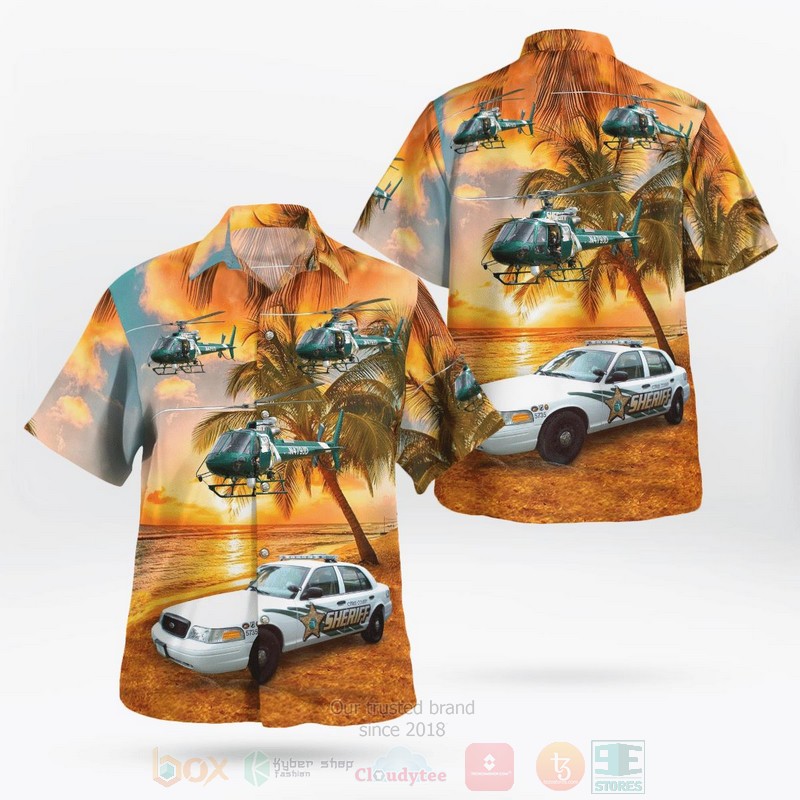 Citrus County Sheriffs office Eurocopter AS350B3 AStar N479JD and Car Hawaiian Shirt