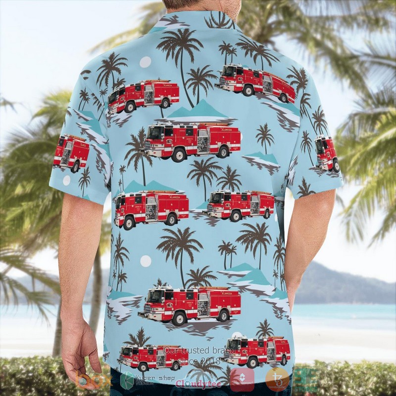 City of Alameda California Alameda Fire Department Hawaiian Shirt 2 City of Alameda California Alameda Fire Department Hawaiian Shirt word3