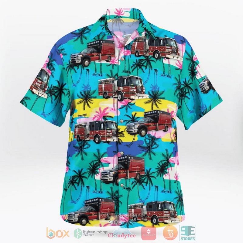 City of New Smyrna Beach Fire Department Hawaiian Shirt 3 City of New Smyrna Beach Fire Department Hawaiian Shirt word2