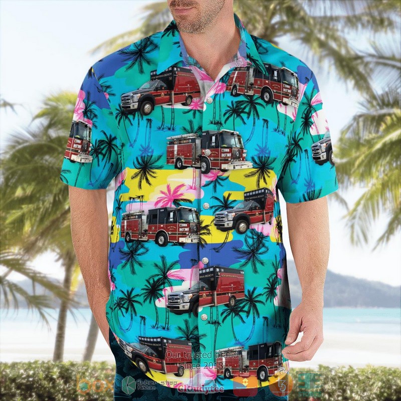 City of New Smyrna Beach Fire Department Hawaiian Shirt 4 City of New Smyrna Beach Fire Department Hawaiian Shirt word2