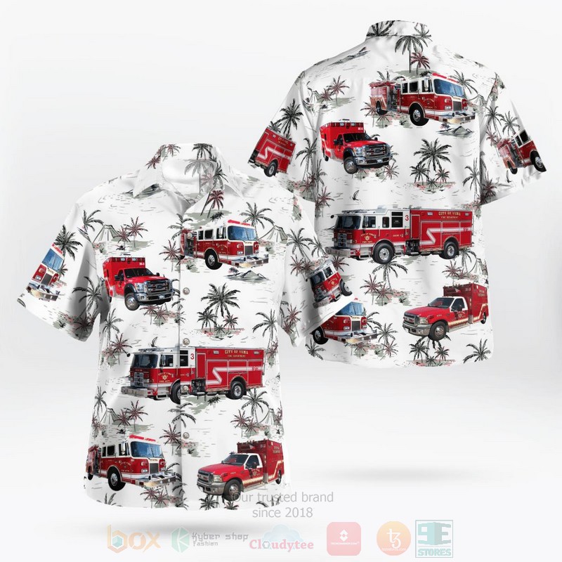City of Yuma Fire Department Hawaiian Shirt