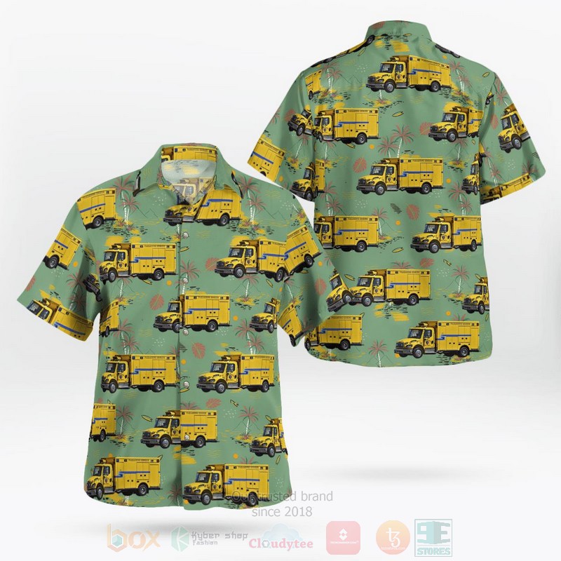 BEST Clark County Fire Department CCFD Clark County, Nevada 3D Aloha Shirt word3
