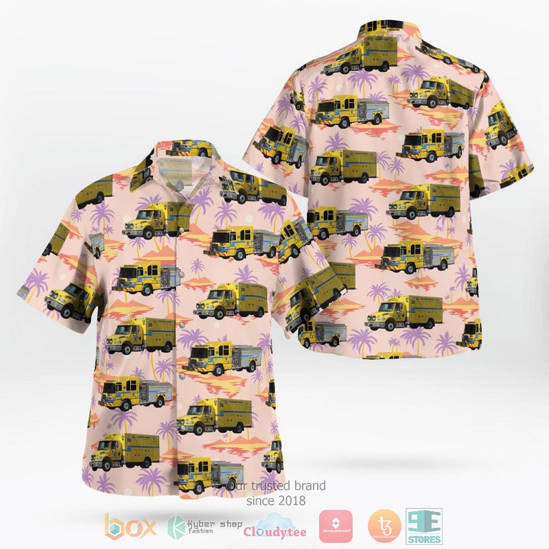 Clark County Nevada Clark County Fire Department Hawaiian Shirt word2