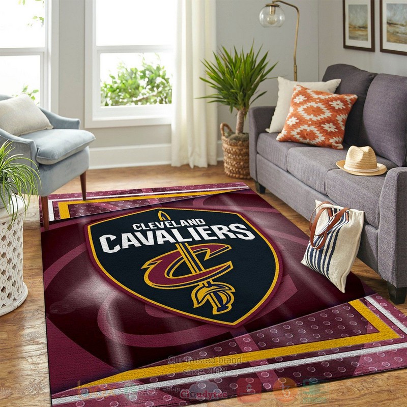 Cleveland Cavaliers Nba Team Logo Area Rugs 1