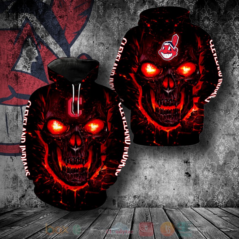 Cleveland Indians MLB 3D Hoodie