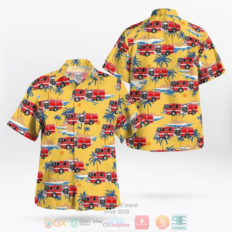 Clover South Carolina Clover Fire Department Hawaiian Shirt