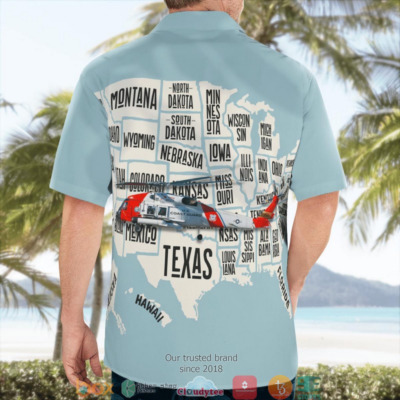 Coast Guard Sikorsky MH-60T Jayhawk Hawaiian Shirt 2 Coast Guard Sikorsky MH-60T Jayhawk Hawaiian Shirt word3