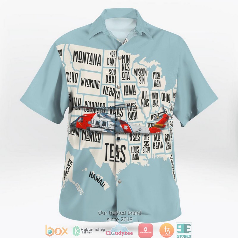 Coast Guard Sikorsky MH-60T Jayhawk Hawaiian Shirt 3 Coast Guard Sikorsky MH-60T Jayhawk Hawaiian Shirt word3
