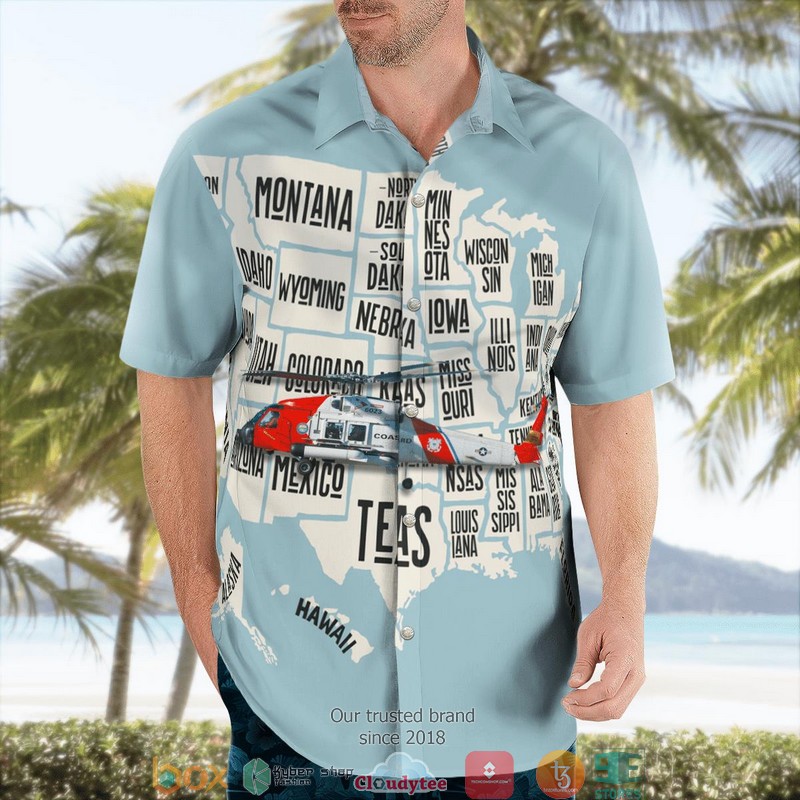 Coast Guard Sikorsky MH-60T Jayhawk Hawaiian Shirt 4 Coast Guard Sikorsky MH-60T Jayhawk Hawaiian Shirt word3