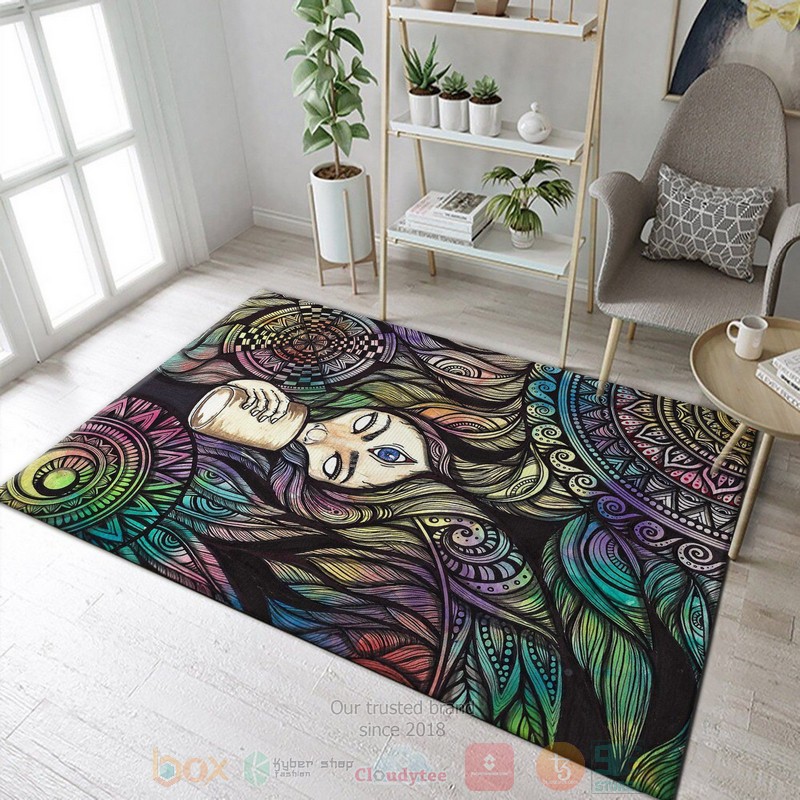 Coffee Break Abstract Area Rugs 1