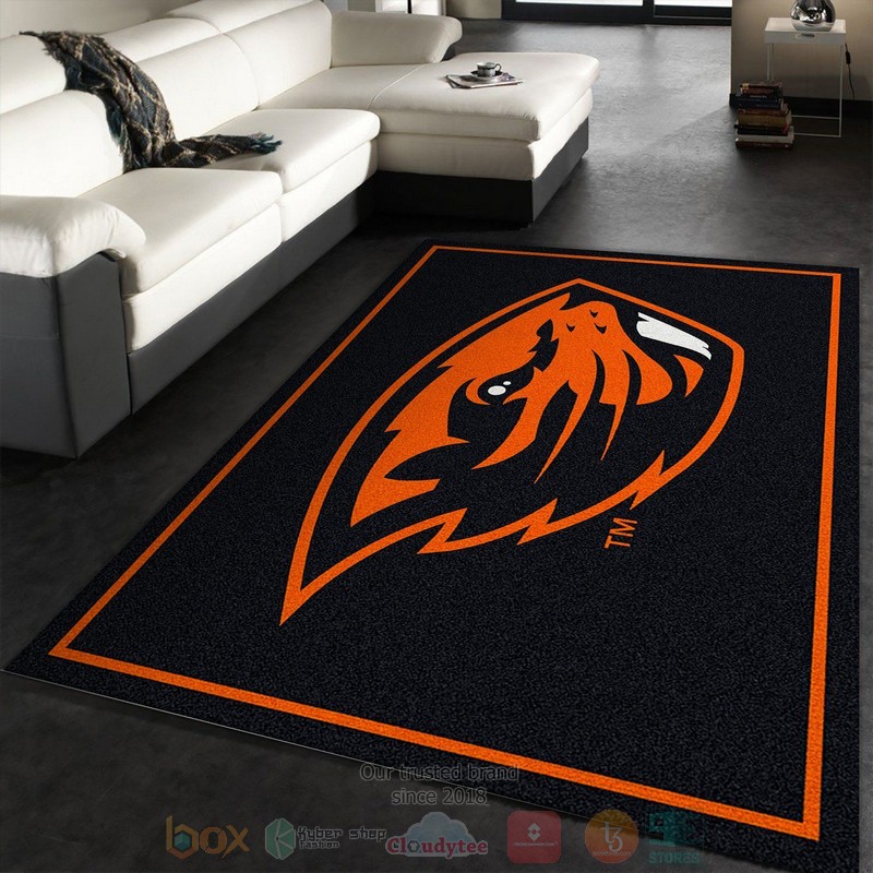 College Spirit Oregon State Sport Logo Family Area Rugs