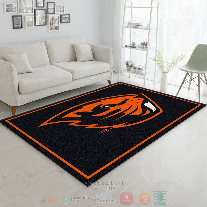 College Spirit Oregon State Sport Logo Family Area Rugs 1