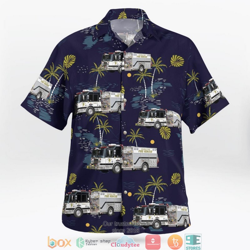 NEW Colonial Park Fire Rescue Hawaii Shirt 5