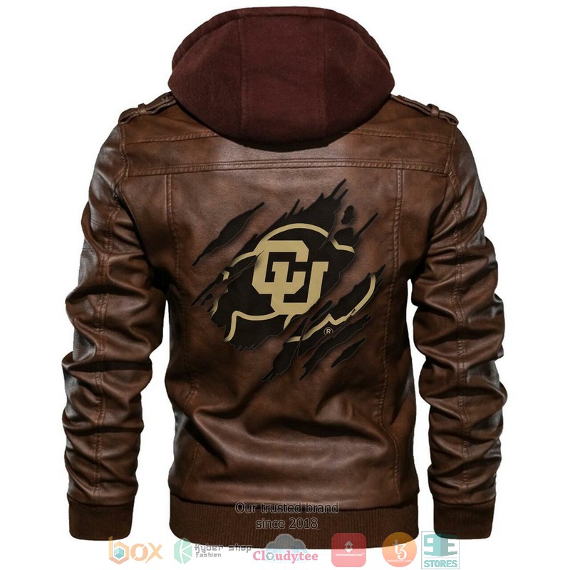Colorado Buffaloes NCAA Brown Leather Jacket