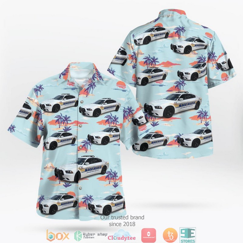 Colorado County Sheriffs Office Dodge Charger Texas Hawaii 3D Shirt